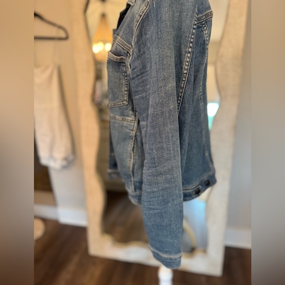 Pilcro Large Light Blue Denim Jacket Anthropologie - Picture 5 of 8